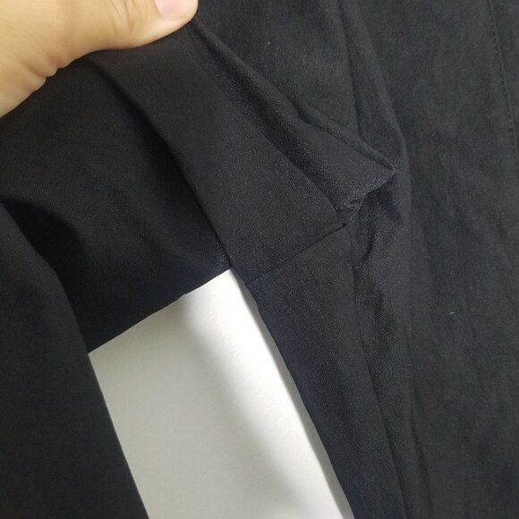 WDG Stretch Blend Black Straight Leg Pants Slacks Trousers Zipper Side Size 1 - Picture 2 of 10